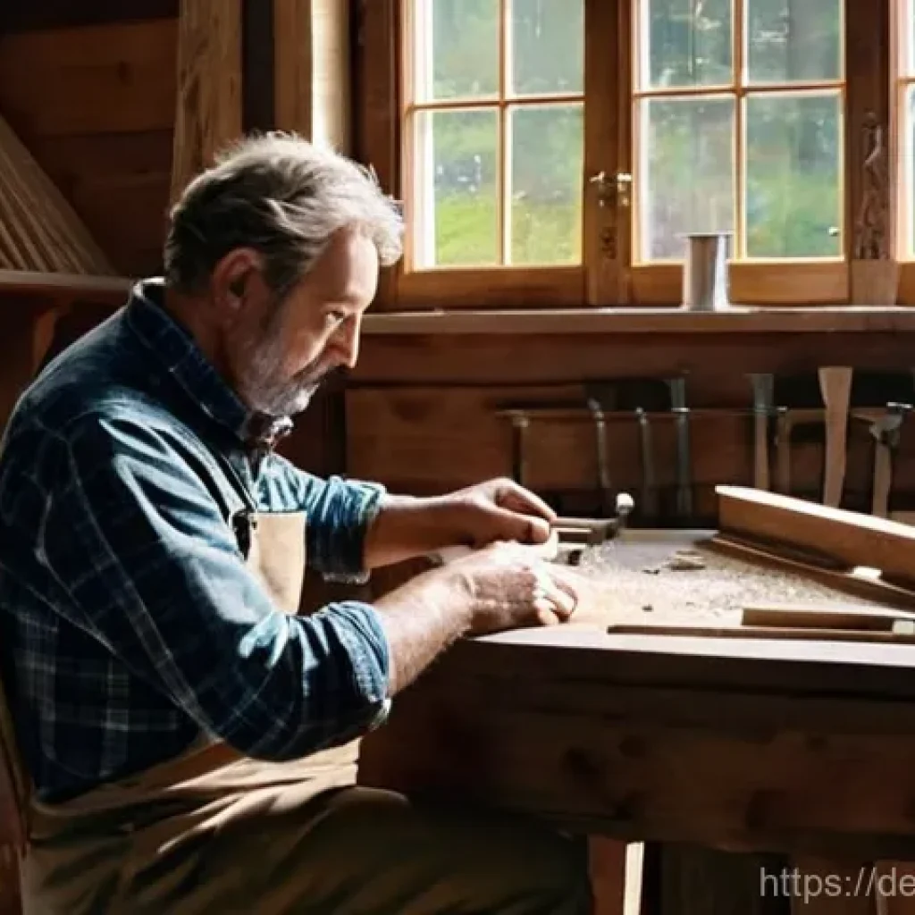 지역생산의 최신 기술 동향 - **A Skilled German Carpenter Blending Tradition and Technology**
A warm, inviting image inside a...